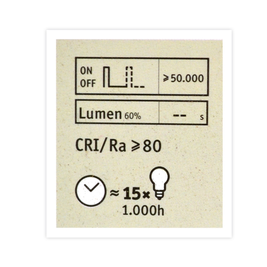 LED Prigušiva sijalica sa ogledalom na vrhu G125 E27/6,5W/230V 2700K - Paulmann 28679