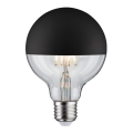 LED Prigušiva sijalica sa ogledalom na vrhu GLOBE G95 E27/6,5W/230V 2700K crno - Paulmann 28676
