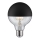 LED Prigušiva sijalica sa ogledalom na vrhu GLOBE G95 E27/6,5W/230V 2700K crno - Paulmann 28676