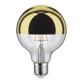 LED Prigušiva sijalica sa ogledalom na vrhu GLOBE G95 E27/6,5W/230V 2700K zlatna - Paulmann 28675