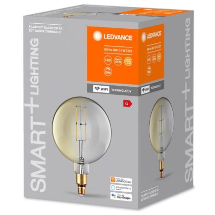 LED Prigušiva sijalica SMART+ GLOBE G200 E27/6W/230V 2500K Wi-Fi - Ledvance