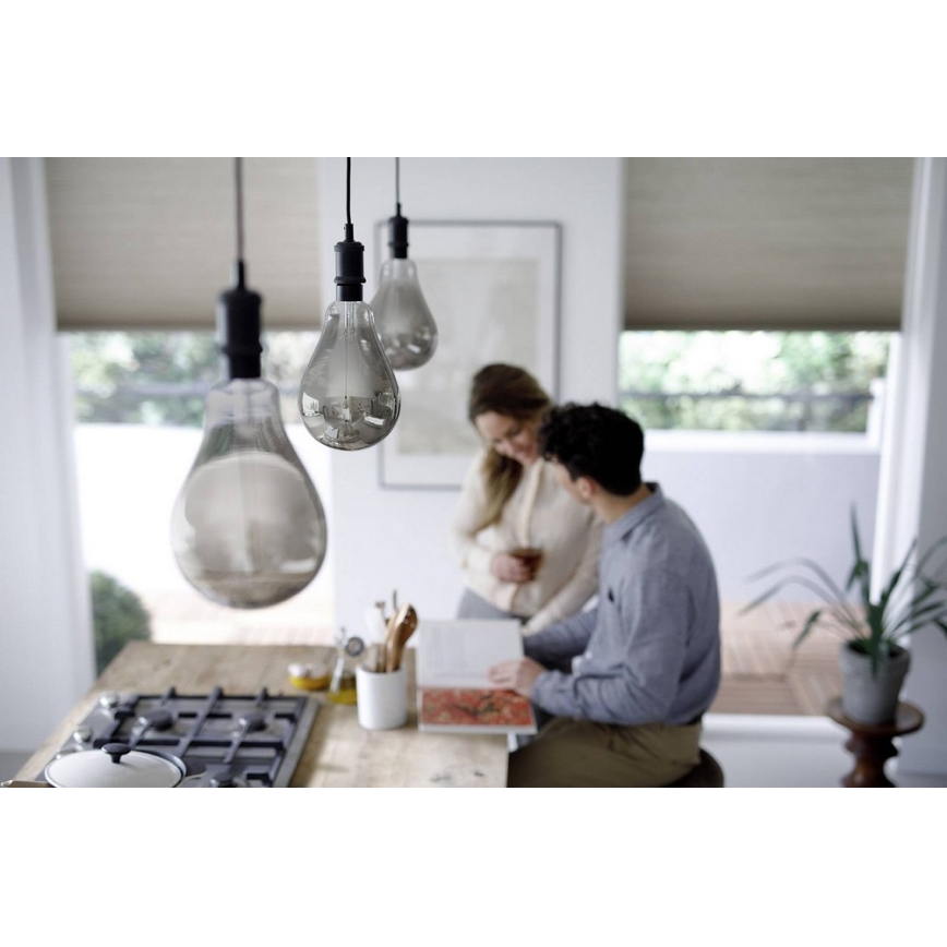 LED Prigušiva sijalica SMOKY VINTAGE Philips A160 E27/6,5W/230V 4000K