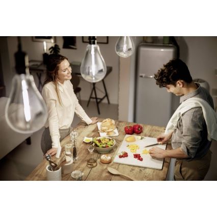 LED Prigušiva sijalica SMOKY VINTAGE Philips A160 E27/6,5W/230V 4000K