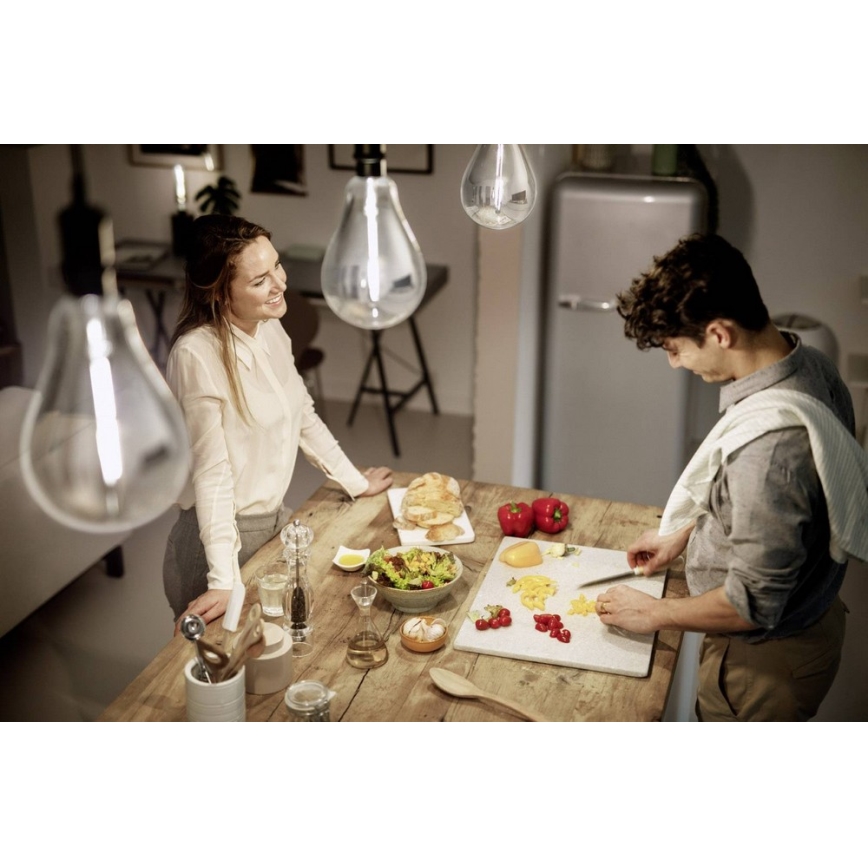 LED Prigušiva sijalica SMOKY VINTAGE Philips A160 E27/6,5W/230V 4000K