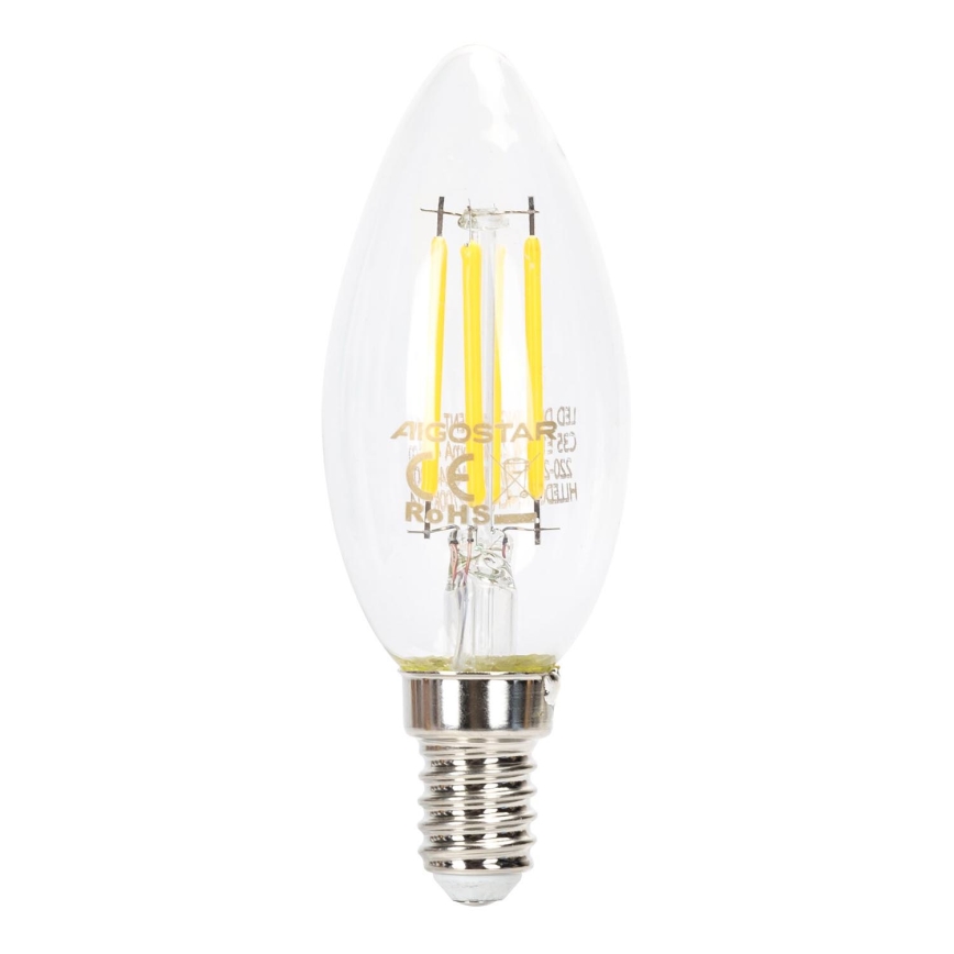 LED Prigušiva sijalica VINTAGE C35 E14/4W/230V 6500K - Aigostar