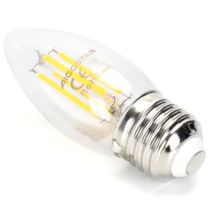 LED Prigušiva sijalica VINTAGE C35 E27/4W/230V 6500K - Aigostar