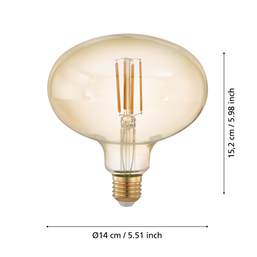 LED Prigušiva sijalica VINTAGE E27/4W/230V 2200K - Eglo 12596