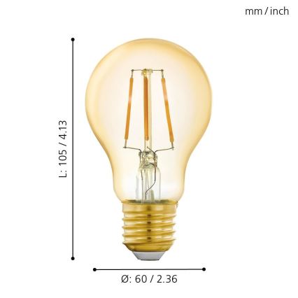 LED prigušiva sijalica E27/5,5W/230V 2200K - Eglo