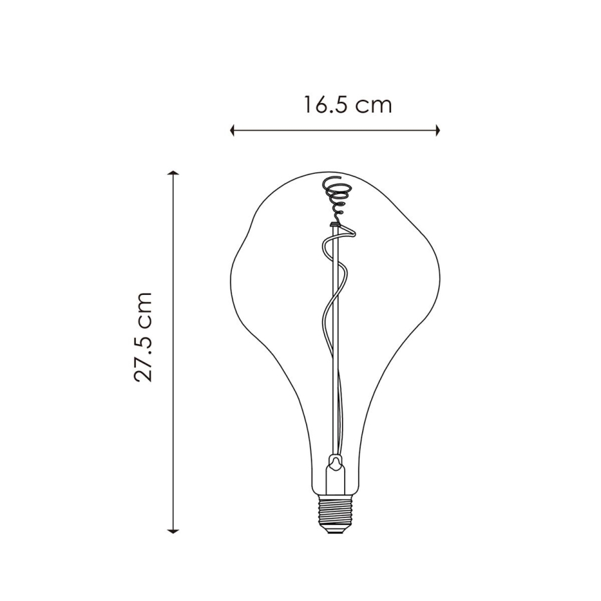 LED Prigušiva sijalica VINTAGE EDISON E27/3W/230V 1800K