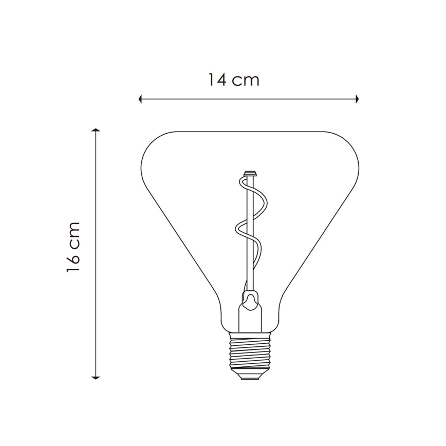 LED Prigušiva sijalica VINTAGE EDISON E27/3W/230V 2700K