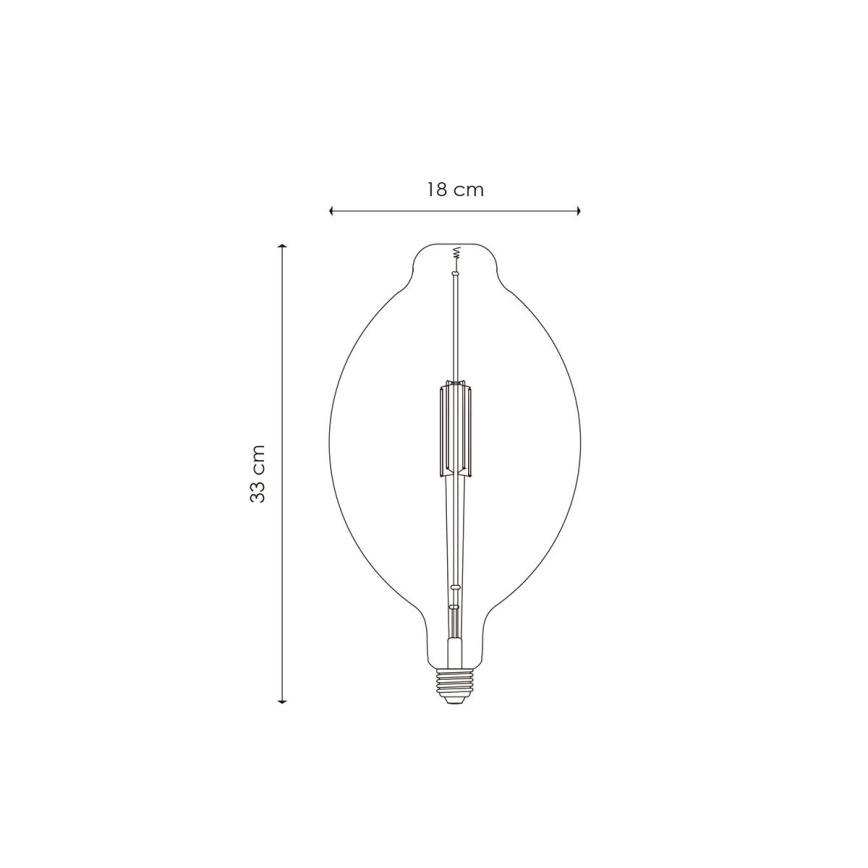 LED Prigušiva sijalica VINTAGE EDISON E27/4W/230V 2700K