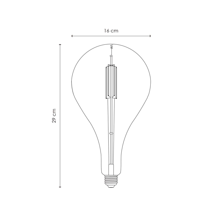 LED Prigušiva sijalica VINTAGE EDISON E27/4W/230V 3000K