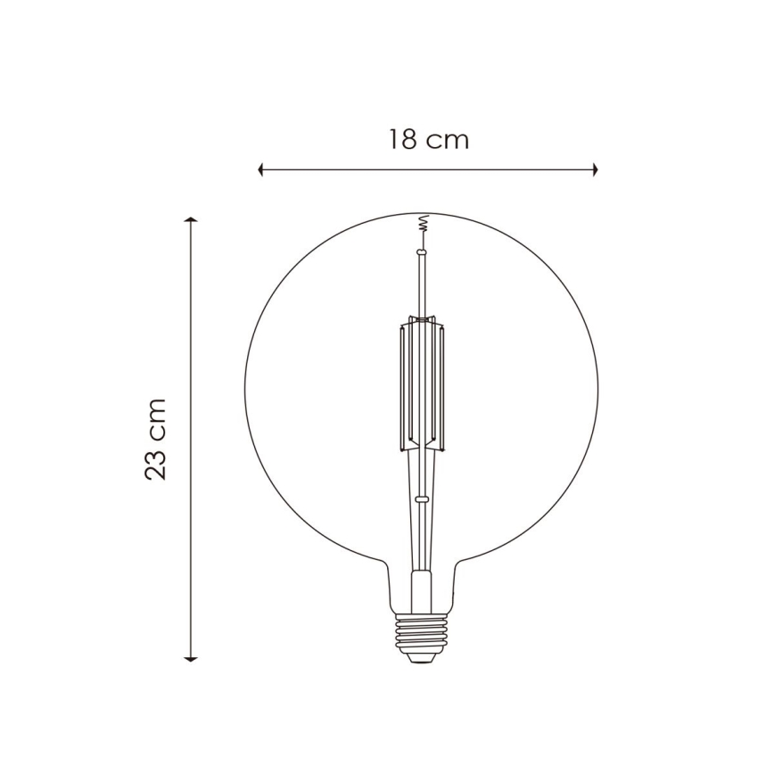 LED Prigušiva sijalica VINTAGE EDISON G180 E27/4W/230V 2700K