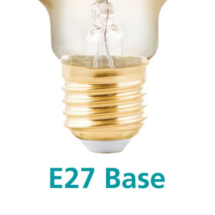 LED Prigušiva sijalica VINTAGE G80 E27/4W/230V 2200K - Eglo 11876