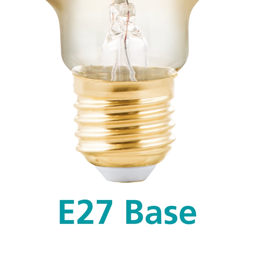 LED Prigušiva sijalica VINTAGE G80 E27/4W/230V 2200K - Eglo 11876
