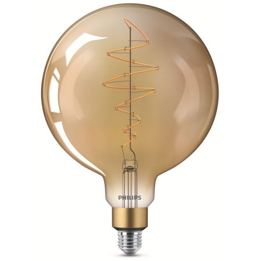 LED Prigušiva sijalica VINTAGE Philips G200 E27/7W/230V 2000K