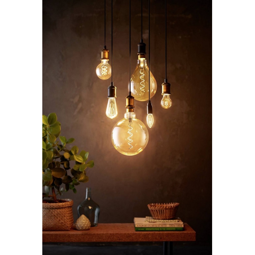 LED Prigušiva sijalica VINTAGE Philips G200 E27/7W/230V 2000K