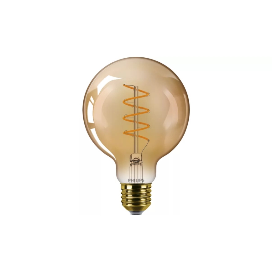 LED Prigušiva sijalica VINTAGE Philips G95 E27/5,5W/230V 2200K