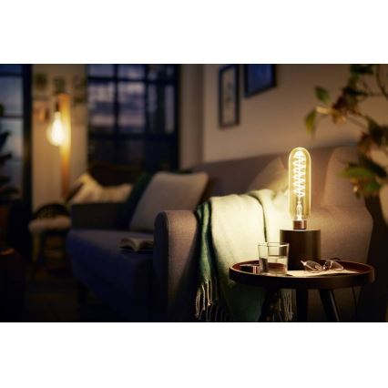 LED Prigušiva sijalica VINTAGE Philips T65 E27/6,5W/230V 2000K