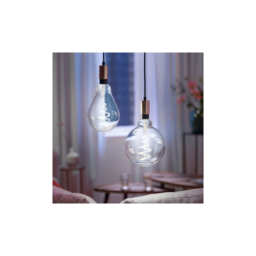LED prigušiva sijalica VINTAGE FILAMENT PS160 E27/6,5W/230V 2000-5000K CRI 90 Wi-Fi -WiZ