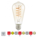 LED Prigušiva sijalica VINTAGE ST64 E27/4W/230V 2200K - STEPDIMMING - Eglo 12522