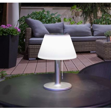 LED Prigušiva solarna lampa VIOLA LED/3,7V IP44