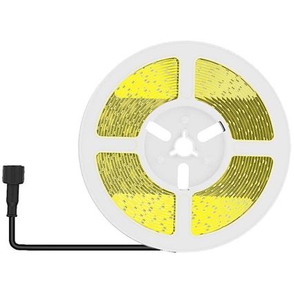 LED Prigušiva solarna traka LED/1,2W/3,7V 3000K IP67 1500 mAh 5m + Daljinski upravljač