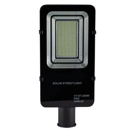 LED Prigušiva solarna ulična lampa LED/50W/6,4V 4000K IP65 50000 mAh + Daljinski upravljač