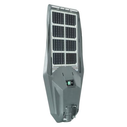 LED Prigušiva solarna ulična lampa sa senzorom KERS LED/300W/3,2V 6500K 8000 mAh IP65 sivo + Daljinski upravljač