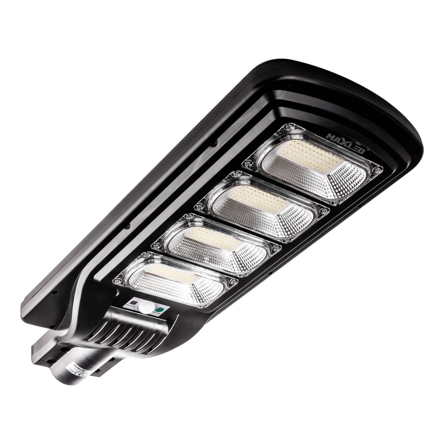 LED Prigušiva solarna ulična lampa sa senzorom LED/240W/6V 6500K IP65 crno + Daljinski upravljač