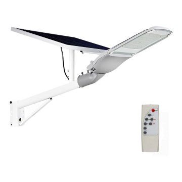 LED Prigušiva solarna ulična lampa SAMSUNG CHIP LED/50W/6,4V 4000K IP65 + Daljinski upravljač