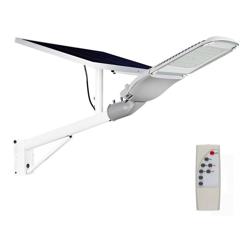 LED Prigušiva solarna ulična lampa SAMSUNG CHIP LED/50W/6,4V 4000K IP65 + Daljinski upravljač