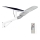 LED Prigušiva solarna ulična lampa SAMSUNG CHIP LED/50W/6,4V 4000K IP65 + Daljinski upravljač
