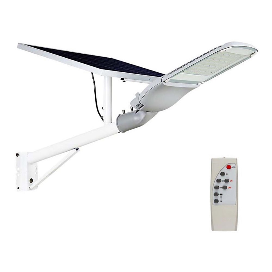 LED Prigušiva solarna ulična lampa SAMSUNG CHIP LED/50W/6,4V 6000K IP65 30000 mAh + Daljinski upravljač