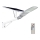 LED Prigušiva solarna ulična lampa SAMSUNG CHIP LED/50W/6,4V 6000K IP65 30000 mAh + Daljinski upravljač