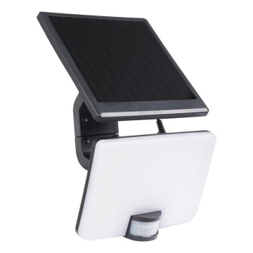 LED prigušiva solarni reflektor sa senzorom pokreta i sumraka LED/10W/3000 mAh 4000K IP54