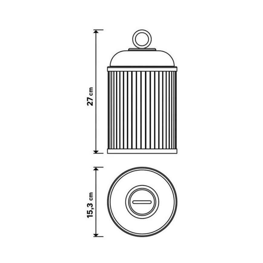 LED Prigušiva spoljašnja lampa CANARI LED/2W/5V IP44