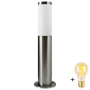 LED prigušiva spoljašnja lampa LIVIA 1xE27/6W/230V 2700-6500K Wi-Fi 45 cm IP44 srebrna
