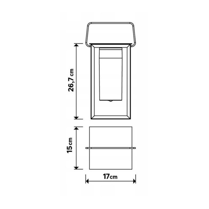 LED Prigušiva spoljašnja lampa MESHY LED/2W/5V IP44