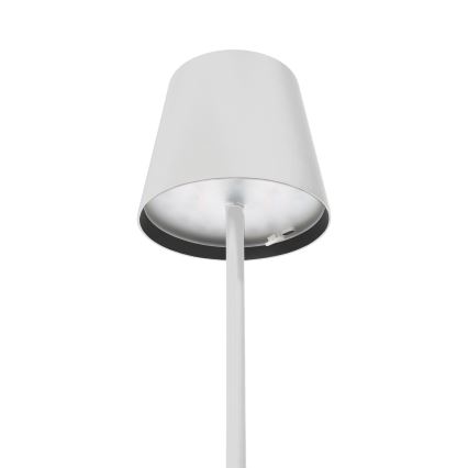 LED Prigušiva vanjska punjiva stona lampa LED/4W/4000 mAh 3000/4000/5500K IP44 bela
