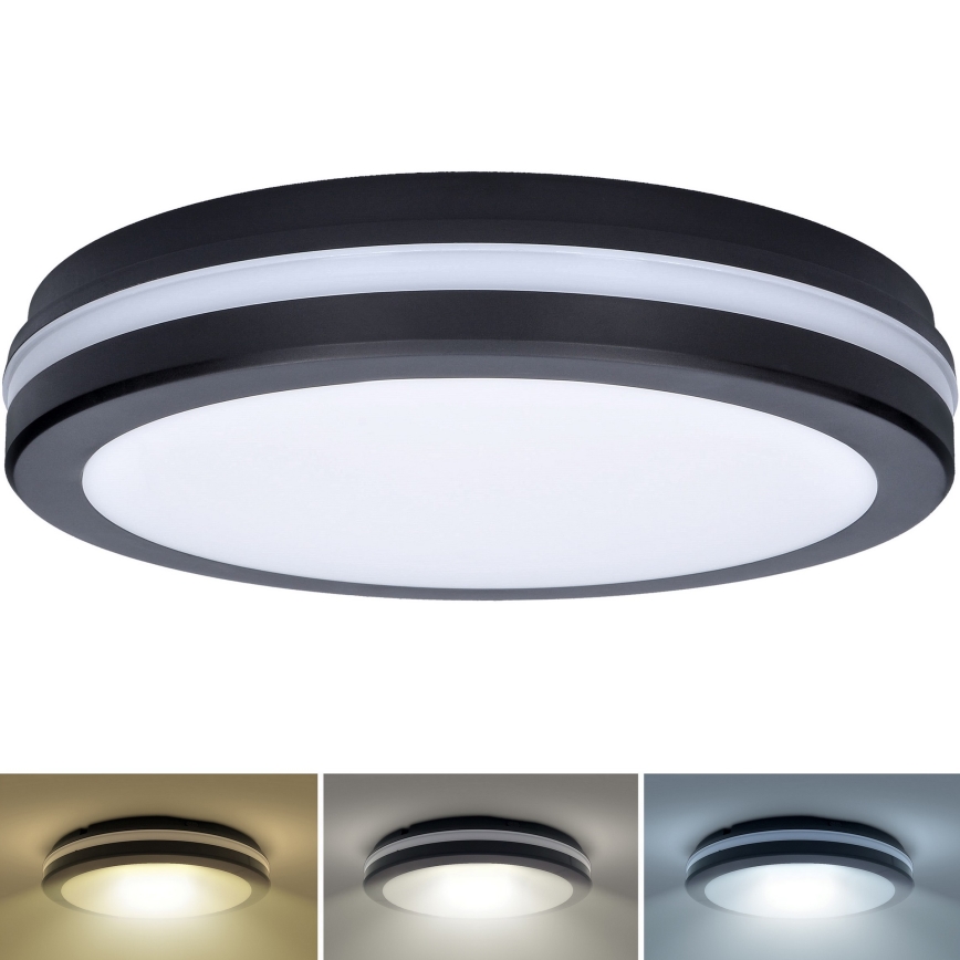 LED prigušiva spoljašnje stropno svetlo LED/36W/40W/44W/230V 3000/4000/6500K IP65 crna