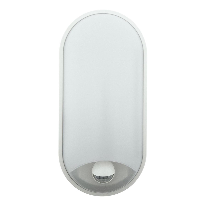 LED prigušiva spoljašnje zidno svetilo sa senzorom pokreta LED/12/15/18W/230V 3000K/4000K/6500K IP65 crna/bela