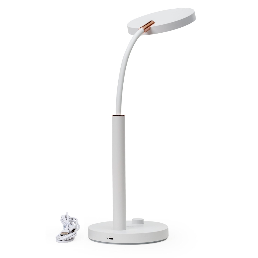 LED Prigušiva stona lampa AURA LED/10W/230V 3700/4200K CRI 97 bela
