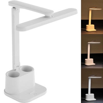 LED Prigušiva stona lampa na dodir BARI LED/6W/230V bela