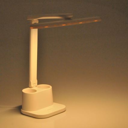 LED Prigušiva stona lampa na dodir BARI LED/6W/230V bela