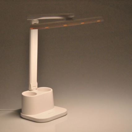 LED Prigušiva stona lampa na dodir BARI LED/6W/230V bela