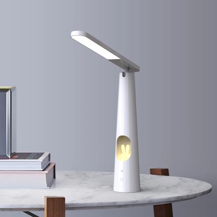 LED Prigušiva stona lampa na dodir BUNNY LED/7W/230V 2700/4000/6500K bela