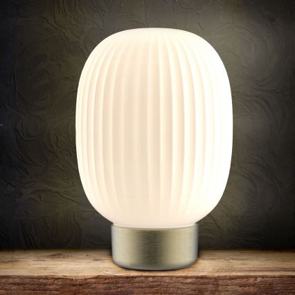 LED Prigušiva stona lampa na dodir LATTE LED/1,8W/5V USB 2000 mAh zlatna/bela