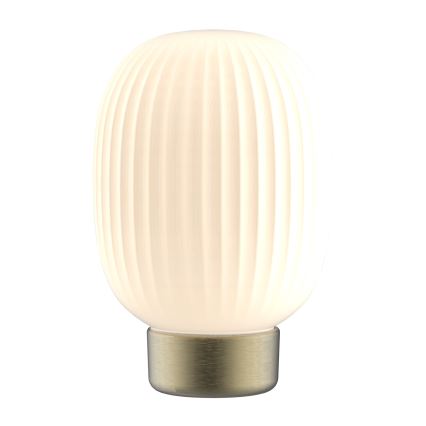 LED Prigušiva stona lampa na dodir LATTE LED/1,8W/5V USB 2000 mAh zlatna/bela