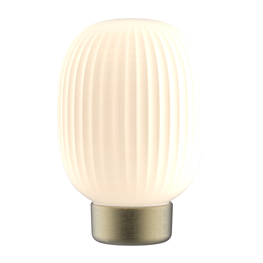 LED Prigušiva stona lampa na dodir LATTE LED/1,8W/5V USB 2000 mAh zlatna/bela